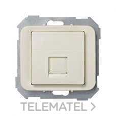 SIMON - PLACA 1XRJ AMP 75 B.MARFIL