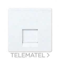 SIMON - PLACA 1XRJ AMP 27 45X45 B.NIEVE