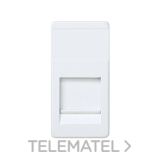 SIMON - PLACA 1XRJ AMP 27 22.5X45 B.NIEVE