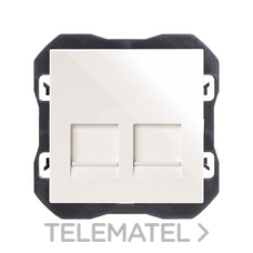 SIMON - TAPA 2X KEYSTONE 270 BLANCO