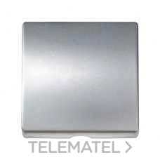 SIMON - TAPA SALIDA HILOS 82 ALUMINIO MATE