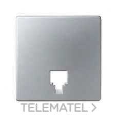 SIMON - TAPA TELEFONO 82 ALUMINIO MATE