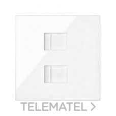 SIMON - TAPA 2XRJ45 100 BLANCO
