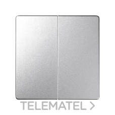 SIMON - TECLA DOBLE CRUZAM. 82 ALUMINIO