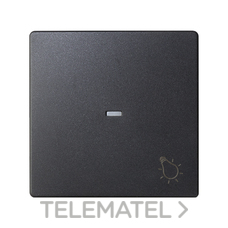 SIMON - TECLA VISOR+LUZ 82 GRAFITO