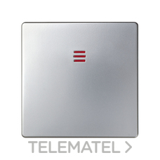 SIMON - TECLA CON VISOR 82 ALUMINIO MATE