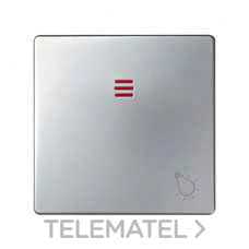 SIMON - TECLA VISOR+LUZ 82 ALUMINIO MATE