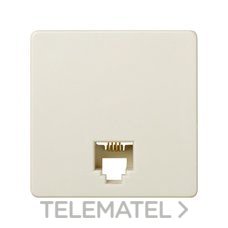 SIMON - T. TELEFONO RJ11 45X45 B.MARFIL