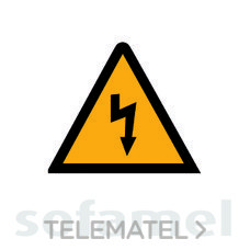 SOFAMEL - ETIQUETA RIESGO ELECT. 100X100MM ADH.