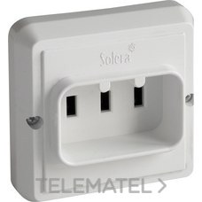 SOLERA - BASE EMPOTRAR 2+T 25A