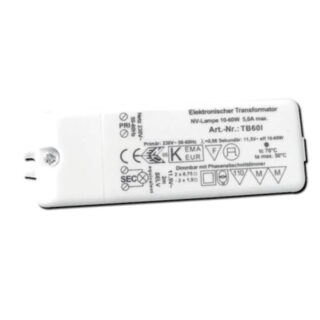 VARIOS - TRANSF. ELECTRONICO RAT 12VAC (1)10-60W
