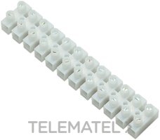 TEKOX - REGLETA CONEX. 12 BORNAS 10MM² BLANCO