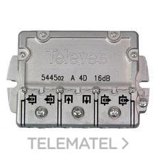 TELEVES - DERIVADOR 4D 16DB 5-2400 MHZ