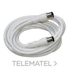 TELEVES - CONEXION COAXIAL 1M/1H 2,5M BL.