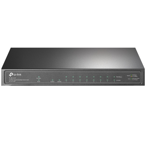 TP-LINK - SWITCH 1GB 1P + 1SFP + 8POE SOBREM.