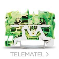 WAGO - BORNA CARRIL 1-1 4MM² TIERRA
