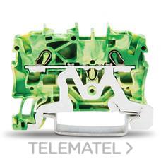 WAGO - BORNA CARRIL 1-1 2,5MM² TIERRA