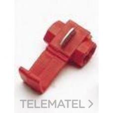 XB COMPONENTS - CONECTOR RAPIDO 0,25-1,65MM² ROJO