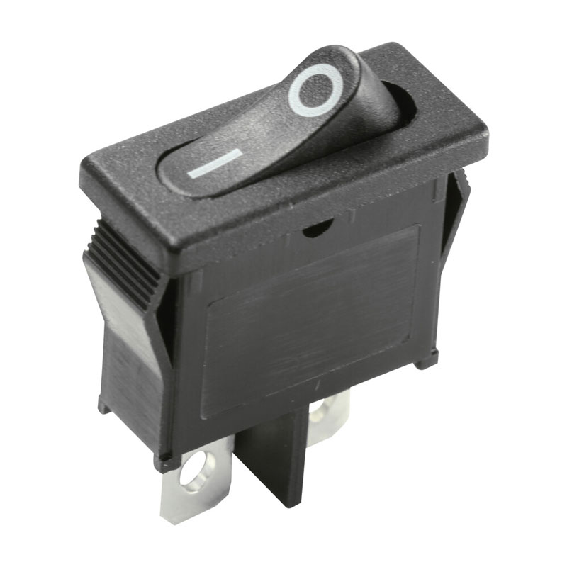 ELECTRO DH - MINI-INTER. TECLA 1X6A 2 POSICIONES NEGRO