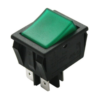 ELECTRO DH - INTER. 2X16A TECLA LUM. VERDE 2 POS. LENG.