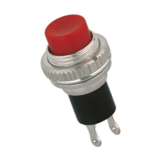 ELECTRO DH - PULSADOR 1 NA 0,5A Ø13/9,5MM ROJO