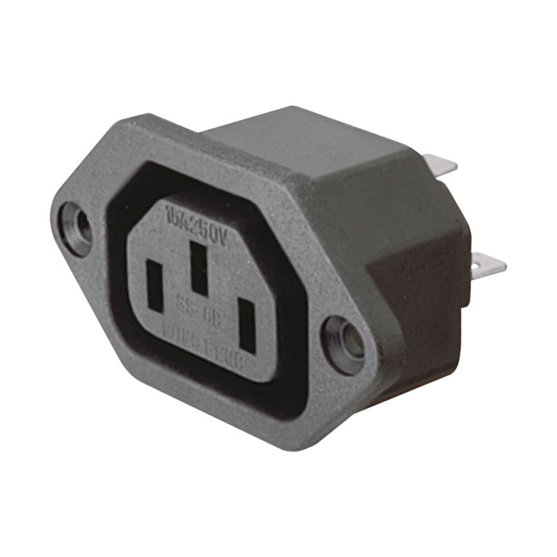 ELECTRO DH - BASE CHASIS HEMBRA IEC60320-C13 2P+T