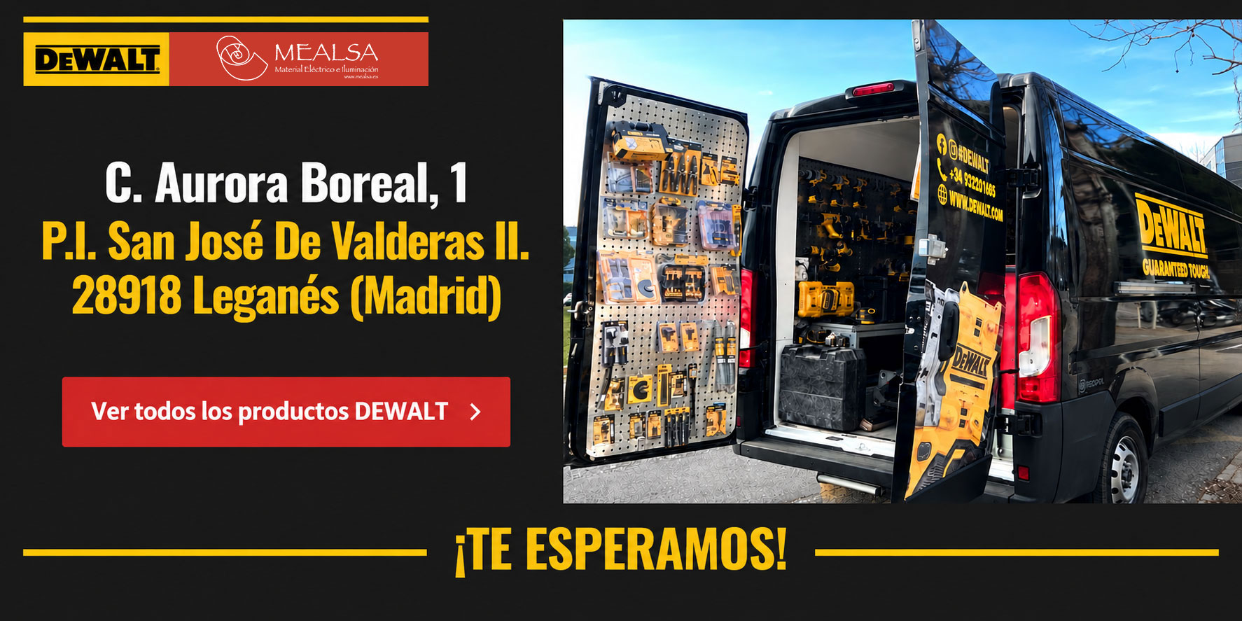 DEWALT en MEALSA Leganés