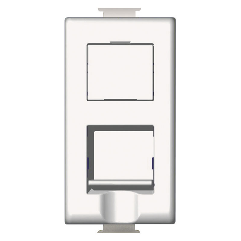 BTICINO - CONECTOR MATIX RJ45 C5E 1 MOD. BL.