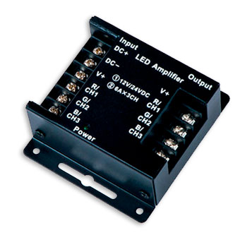 MATRIX - AMPLIFICADOR SEÑAL 12/24V 3 CANALES 6A