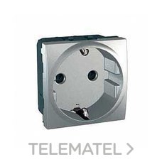 SCHNEIDER ELECTRIC - B. SCHUKO UNICA 2M ALUM. MGU3.037.30