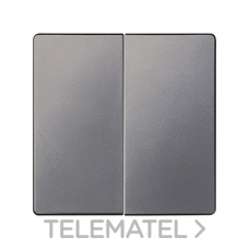 SIMON - TECLA DOBLE CRUZAM. 82 TITANIO