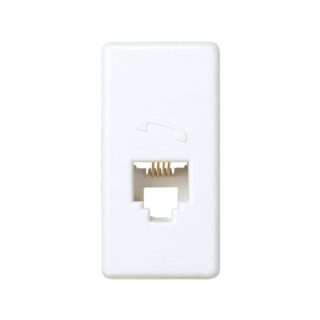 SIMON - T. TELEFONO RJ11 22,5X45 B.NIEVE