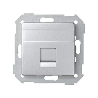 SIMON - PLACA 1XRJ AMP 82 ALUMINIO