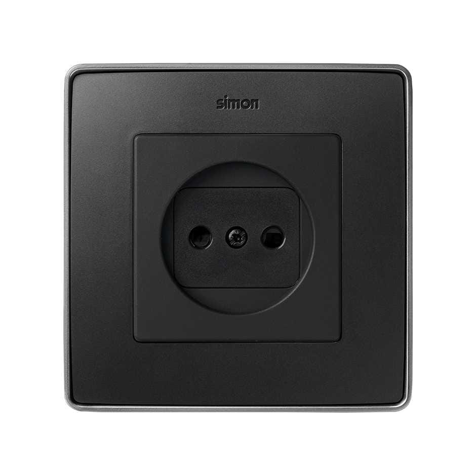 SIMON - TAPA BASE BIPOLAR 82 GRAFITO - Imagen 2