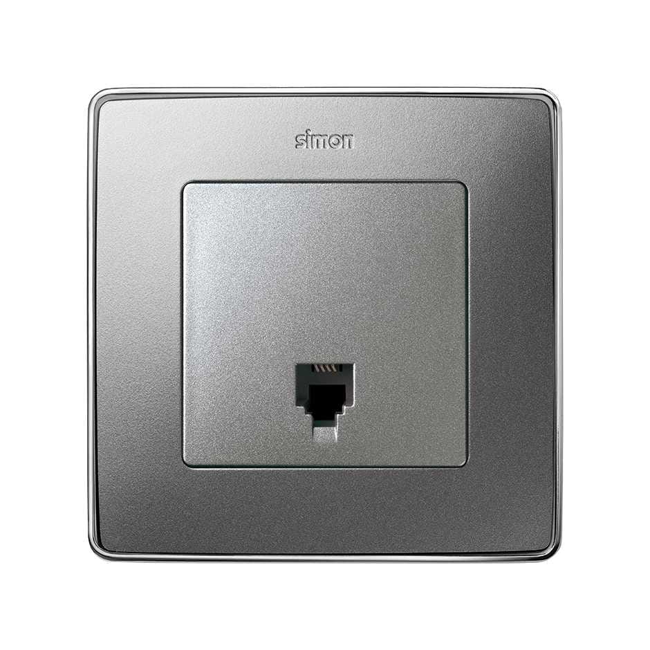 SIMON - TAPA TELEFONO 82 ALUMINIO - Imagen 2