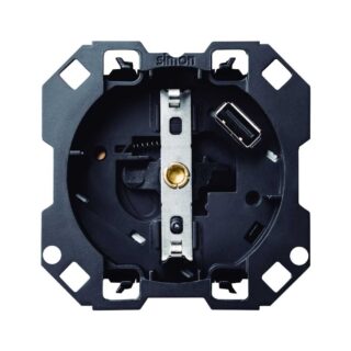 SIMON - BASE SCHUKO + USB 100
