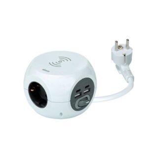 SIMON - BASE MULT. 3XSCH+4XUSB C/CARGA INHALAM.