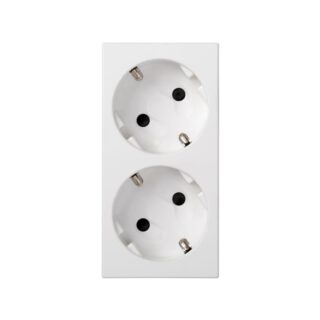 SIMON - BASE 500 DOBLE SCHUKO BLANCO