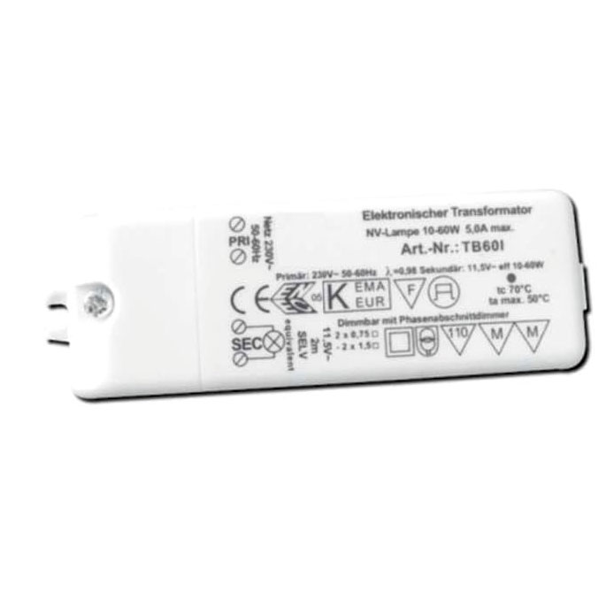 VARIOS - TRANSF. ELECTRONICO RAT 12VAC (1)10-60W